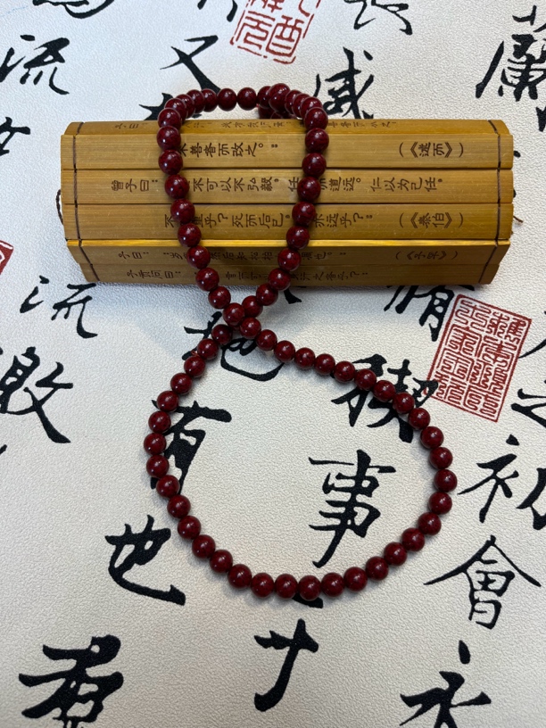 含辰砂工艺品大美精选高端晶体多圈手串