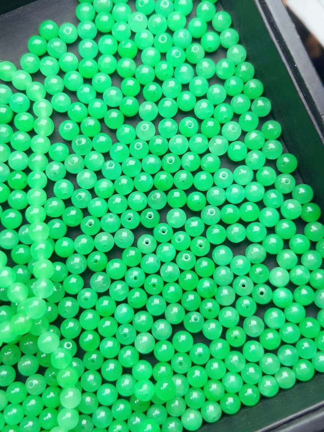 卡6mm 果绿珠子 多样性发一