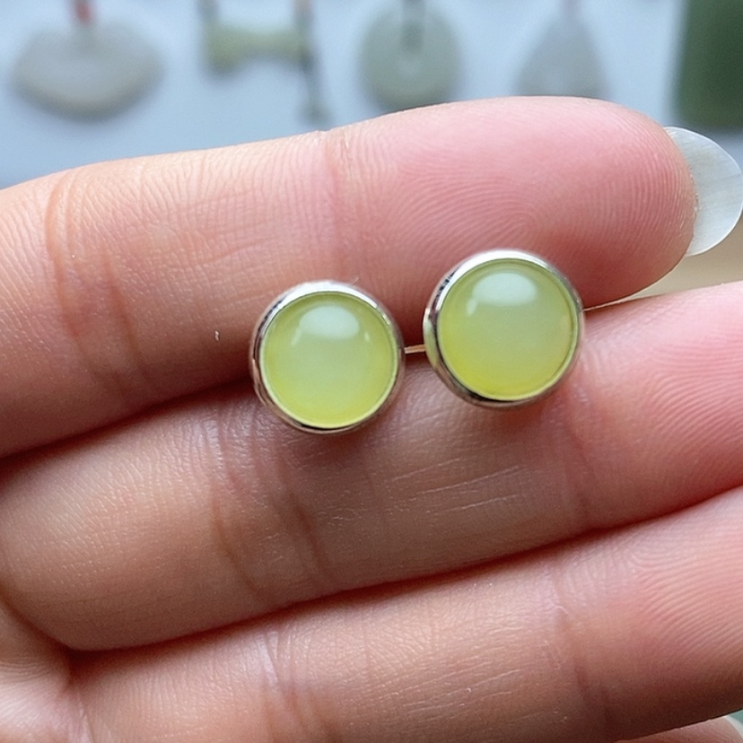 【闪购商品】和田玉耳饰未镶嵌