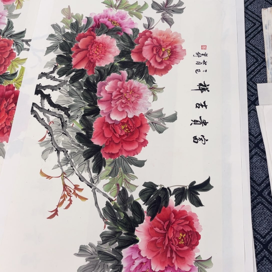 梵***思国画四尺花鸟作品s