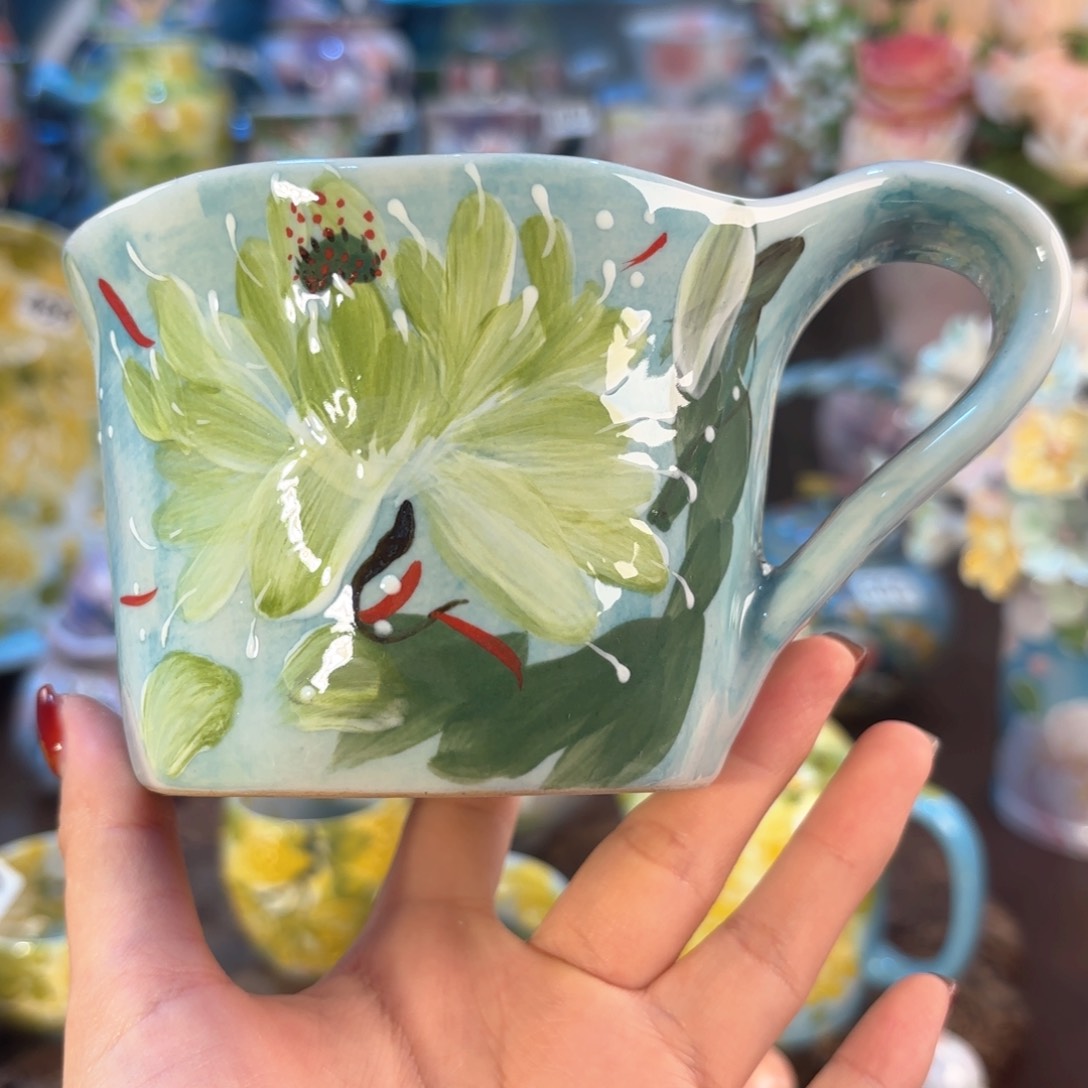 景德镇手绘高温釉下彩陶瓷茶具