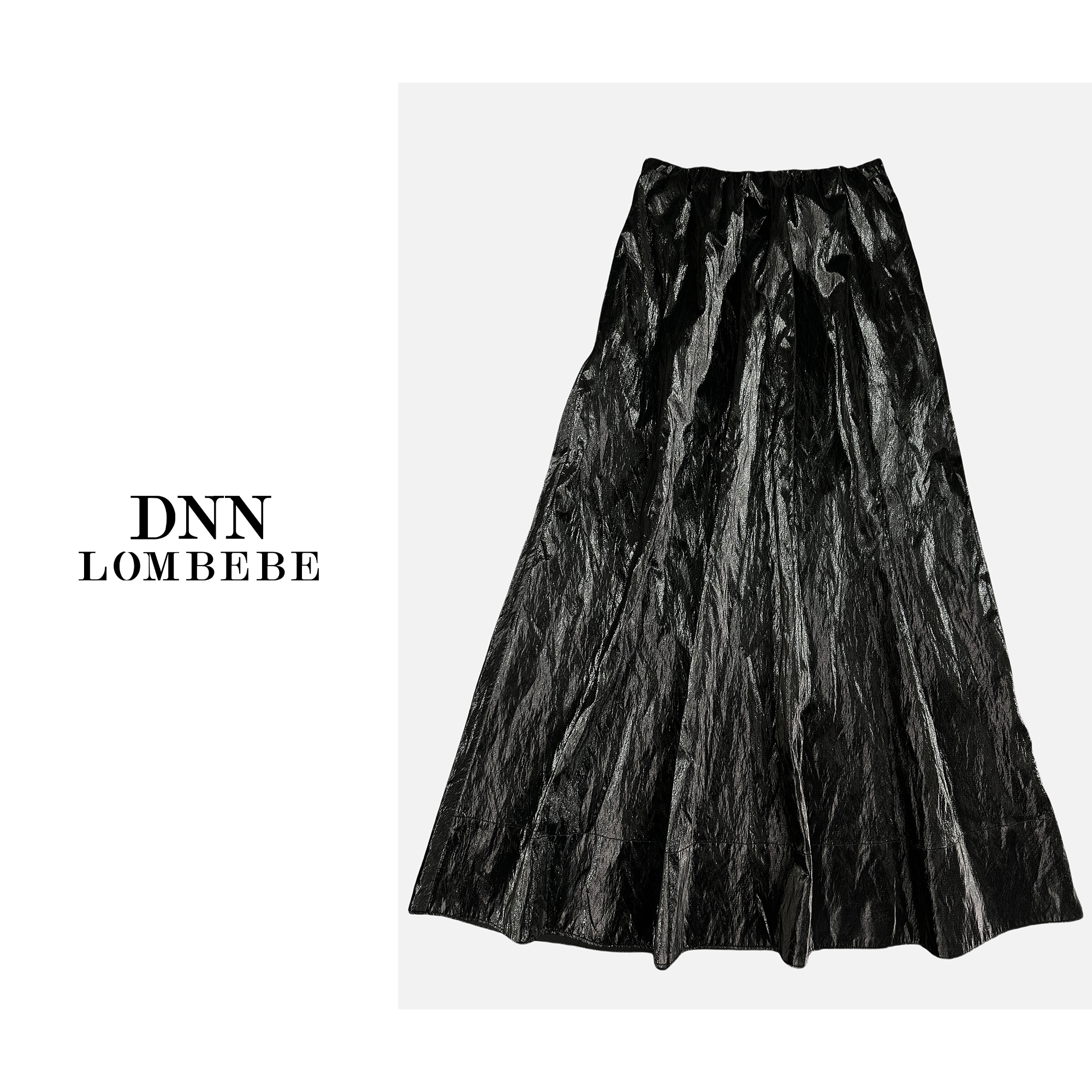 DNN LOMABEEN 2268#简欧时尚百搭设计师款半裙