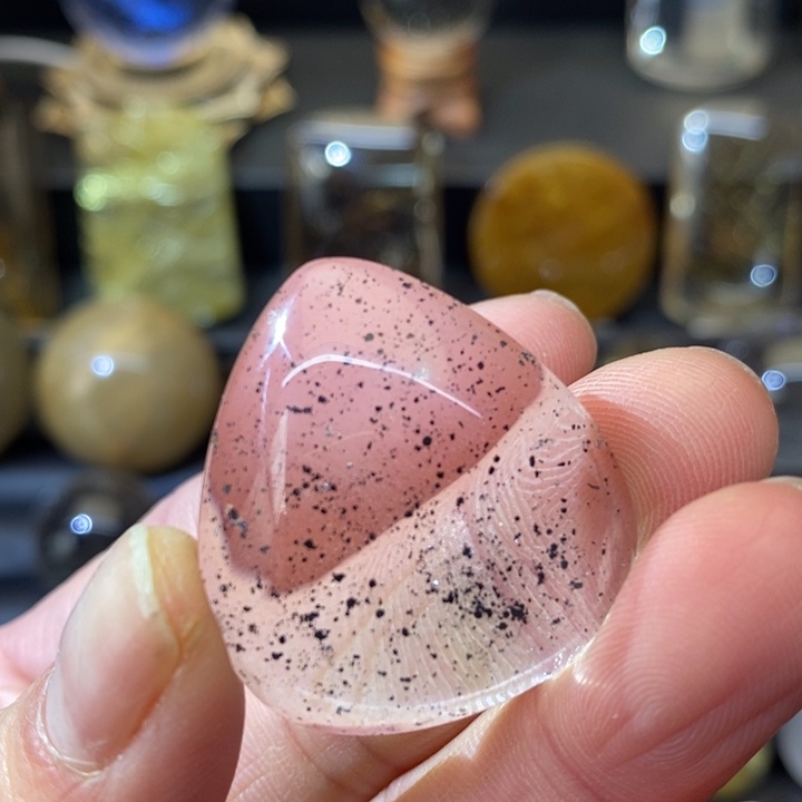 【闪购商品】水晶天然蓝金沙水滴吊坠未镶嵌