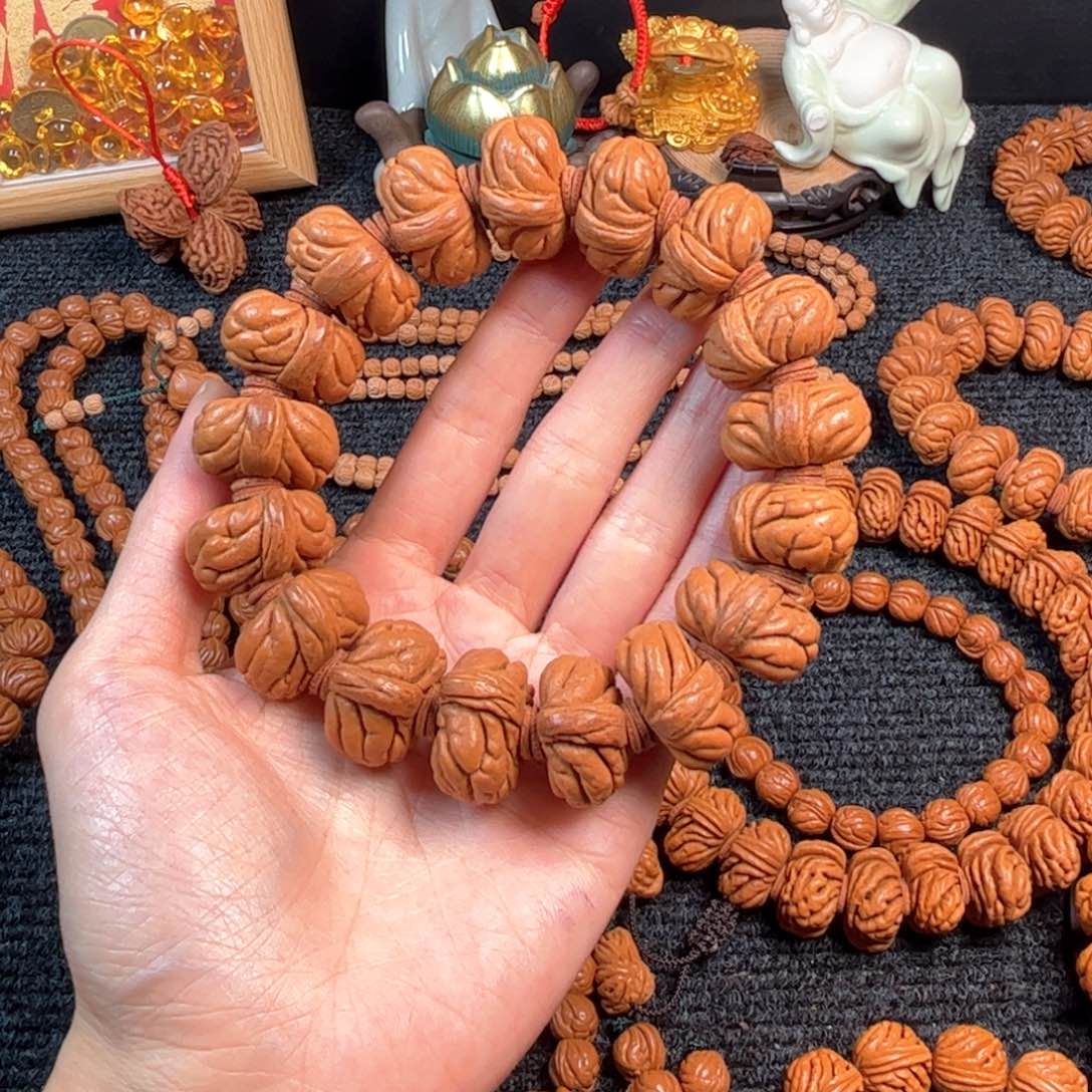 文玩核桃手串?****理C16桃核手串