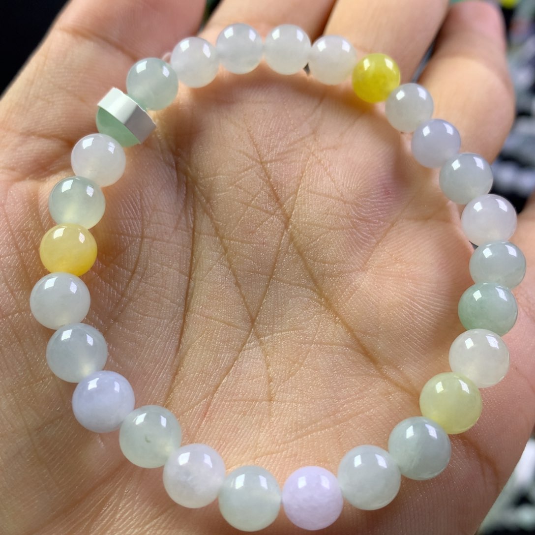 未镶嵌手串翡翠卡6.6