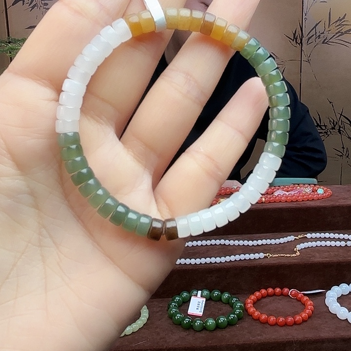 和田玉手链未镶嵌