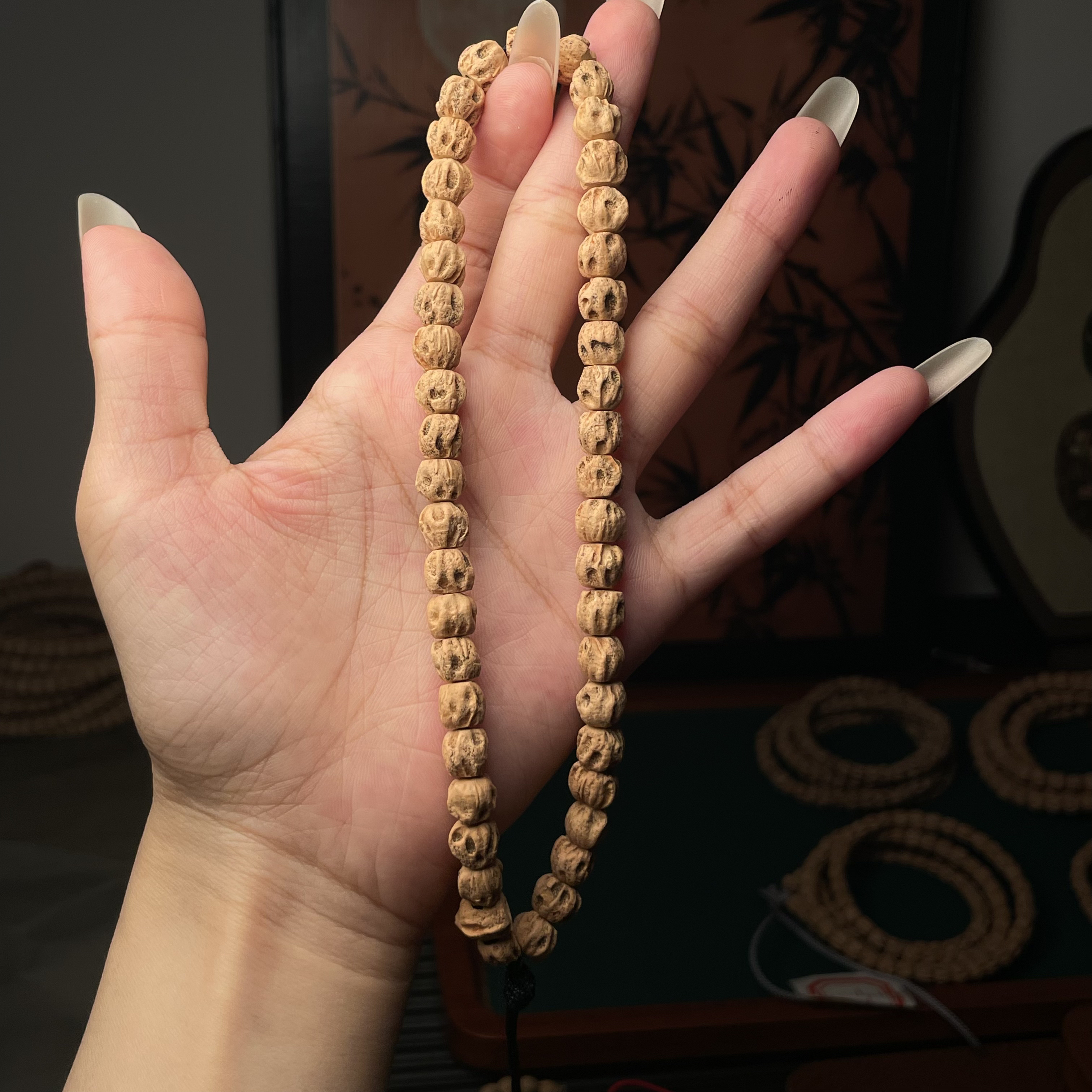 粉皮微脏直切鬼脸手持