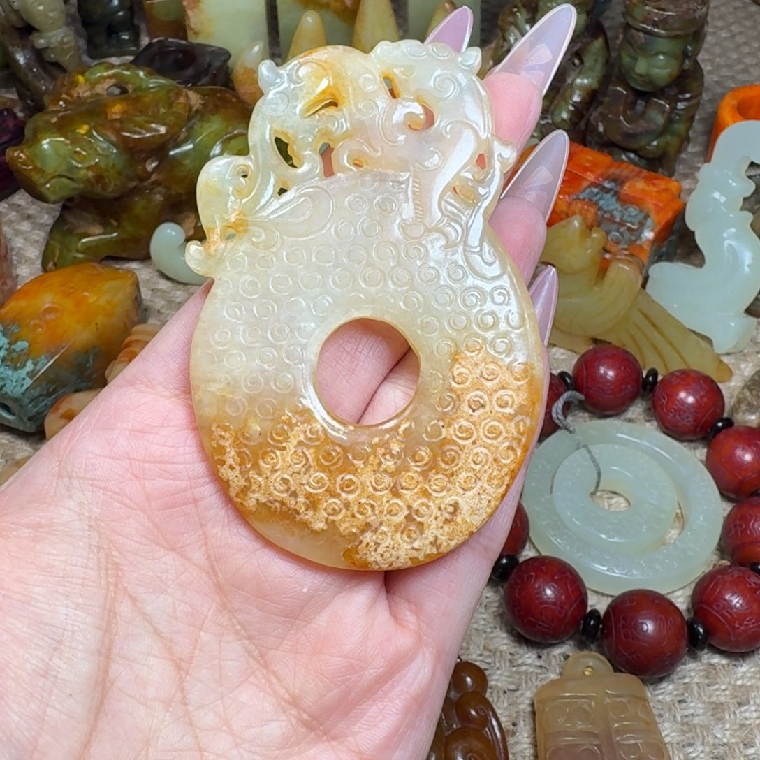 吊坠白玉菩提挂件