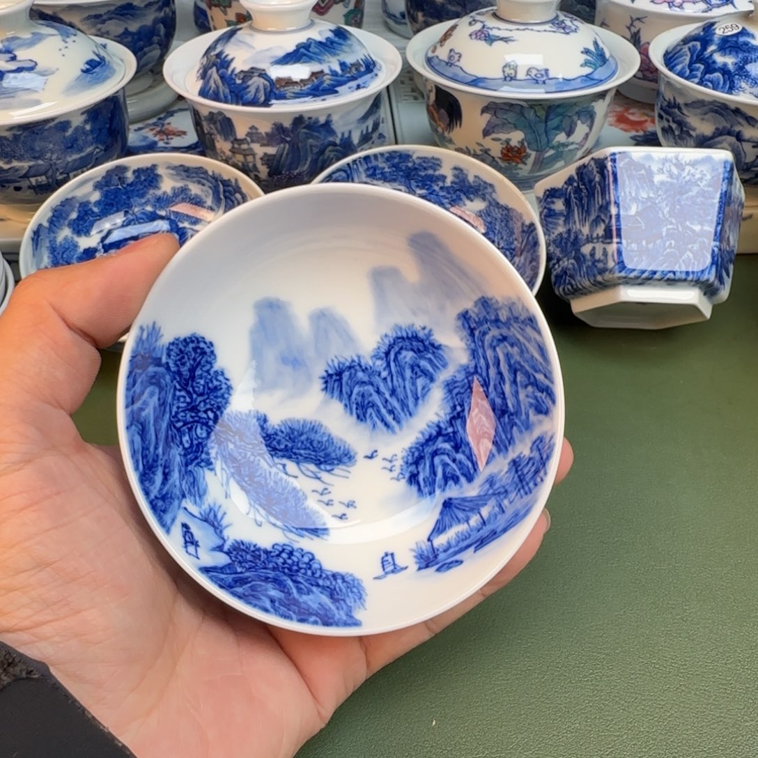 陶纯手工纯手绘茶具316