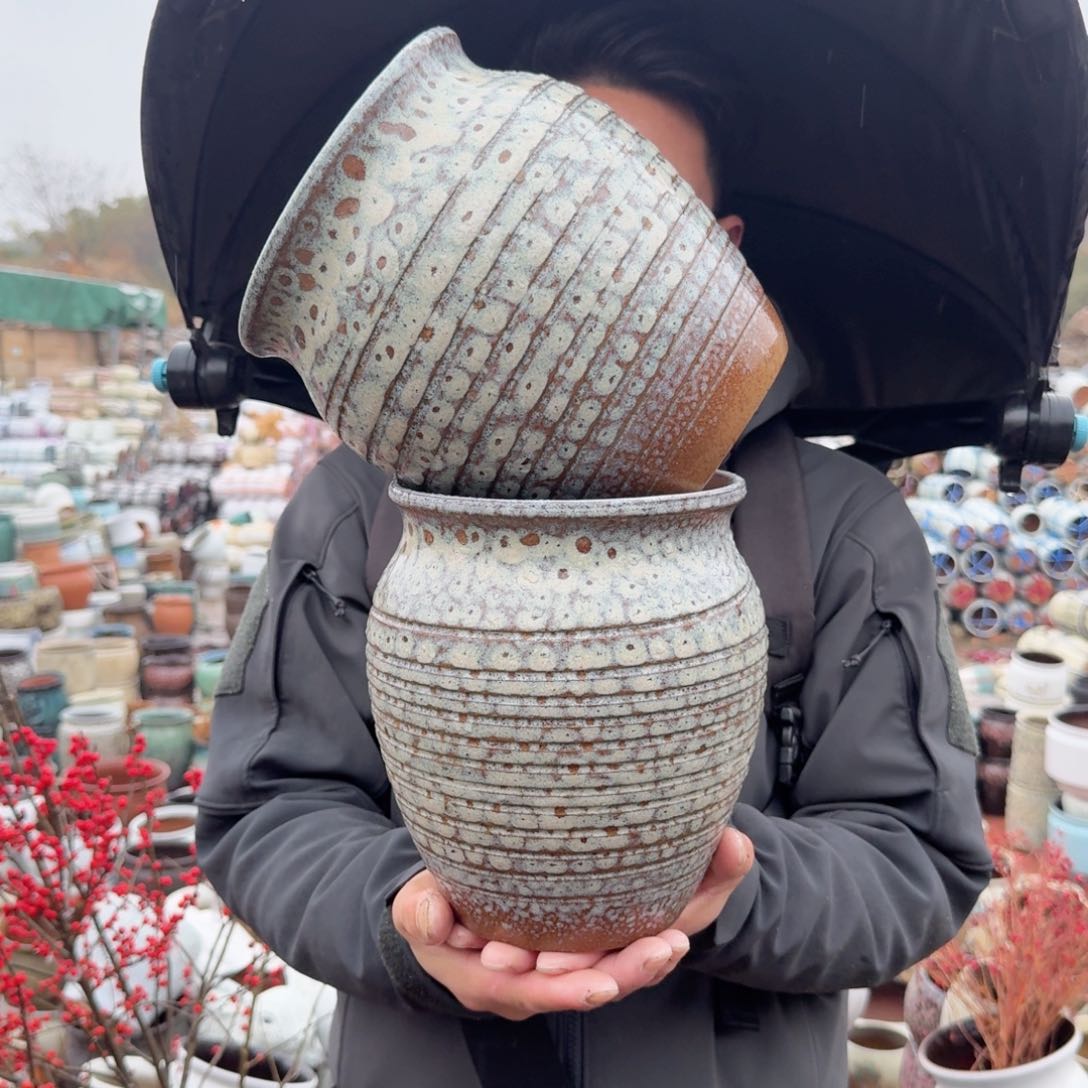 紫砂花盆口17高22（A01镇店之宝