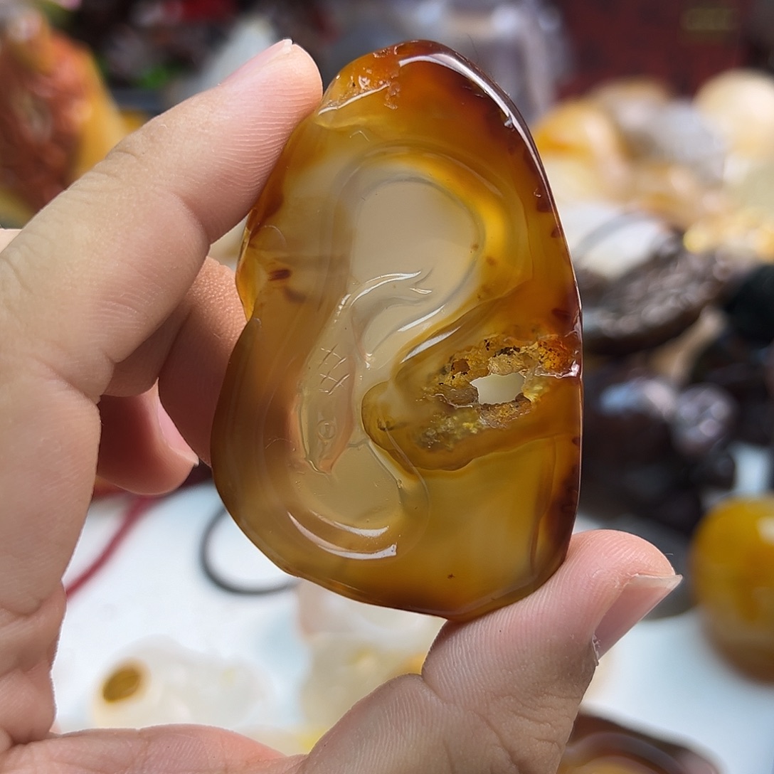 玛瑙/玉髓合金颈饰