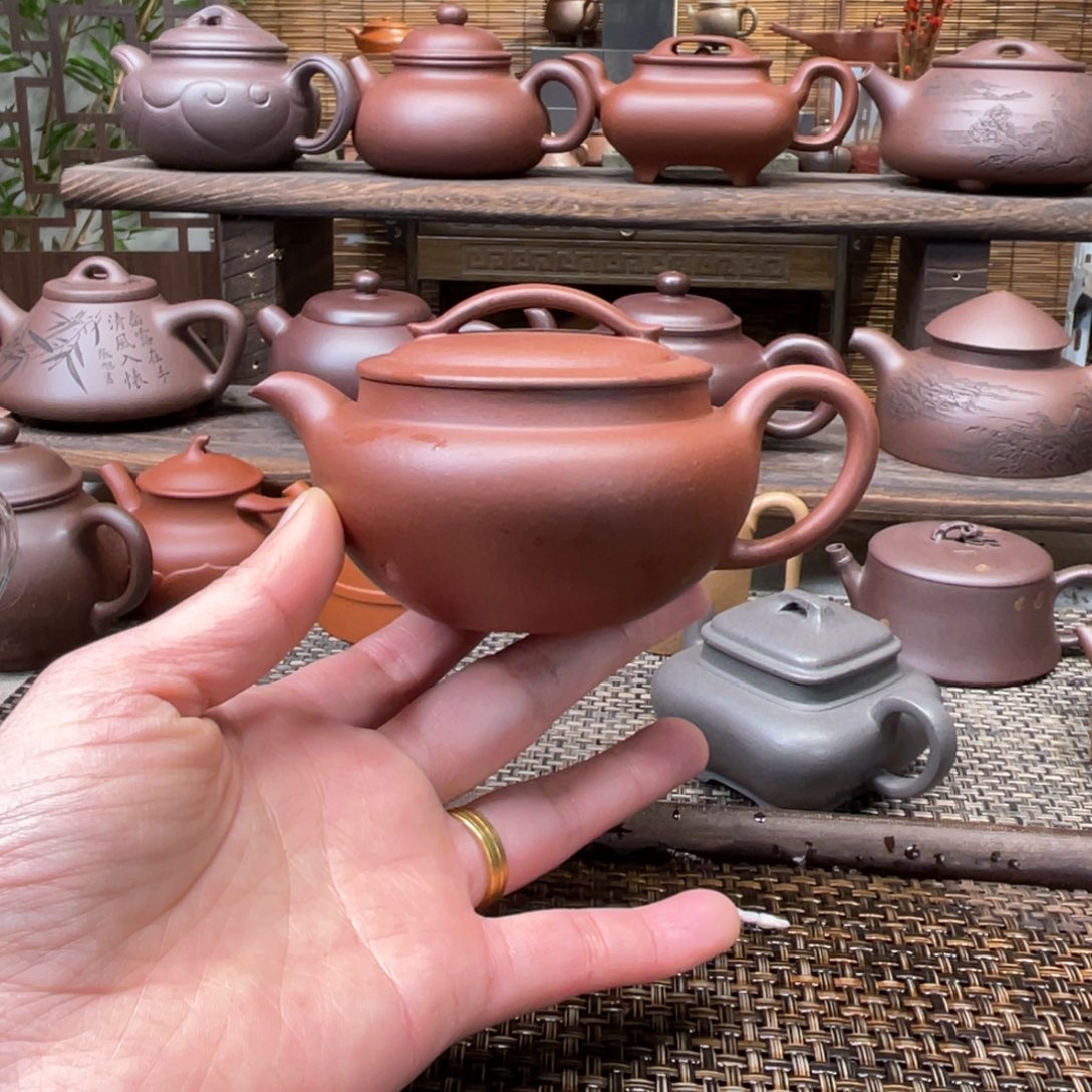 紫砂茶壶宜兴原矿紫砂手工制全150