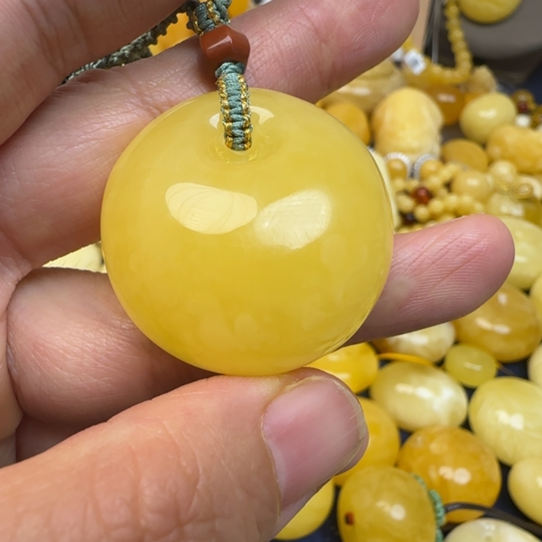 蜜蜡未镶嵌颈饰天然蜜蜡