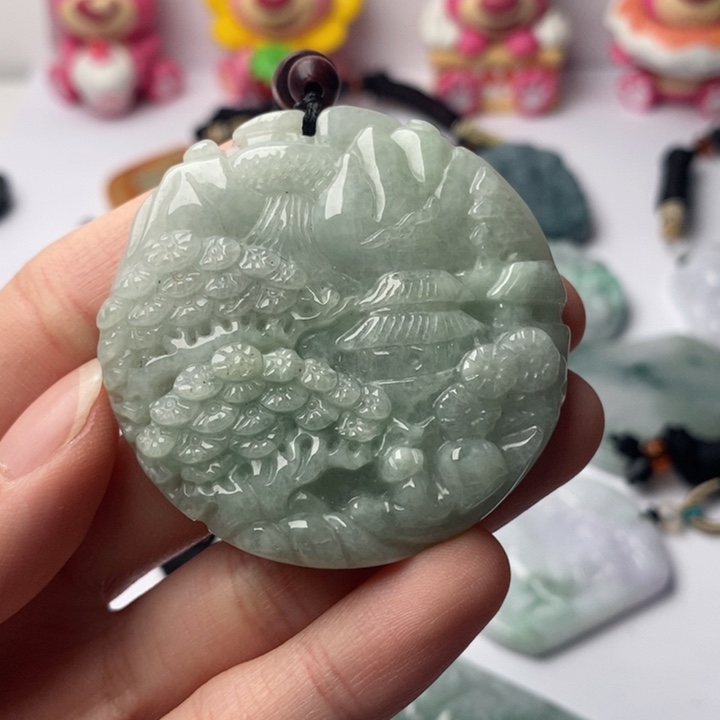 翡翠未镶嵌颈饰翡翠