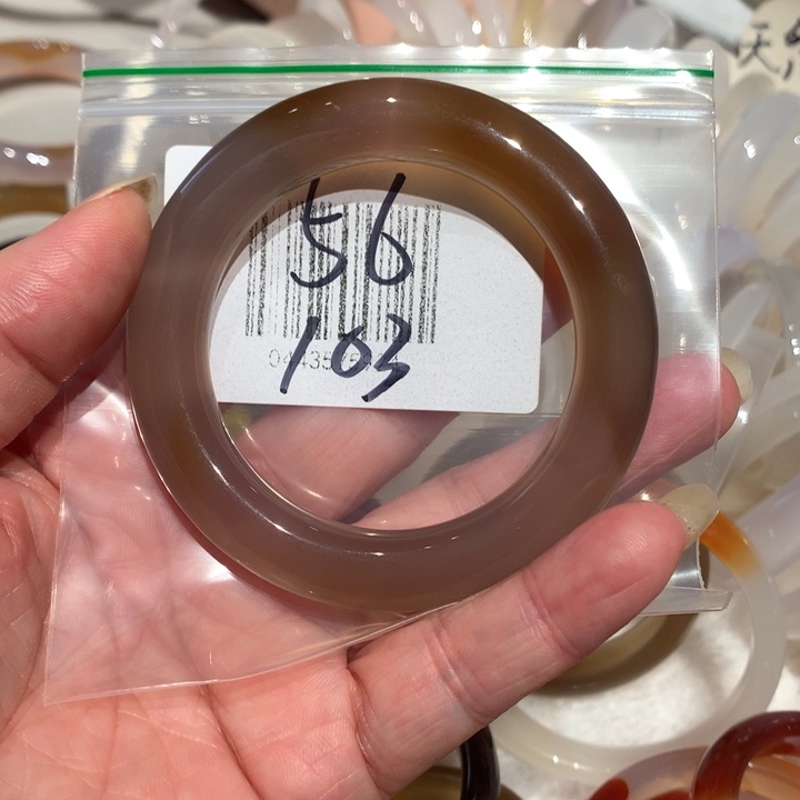 玛瑙/玉髓手镯未镶嵌佛*56