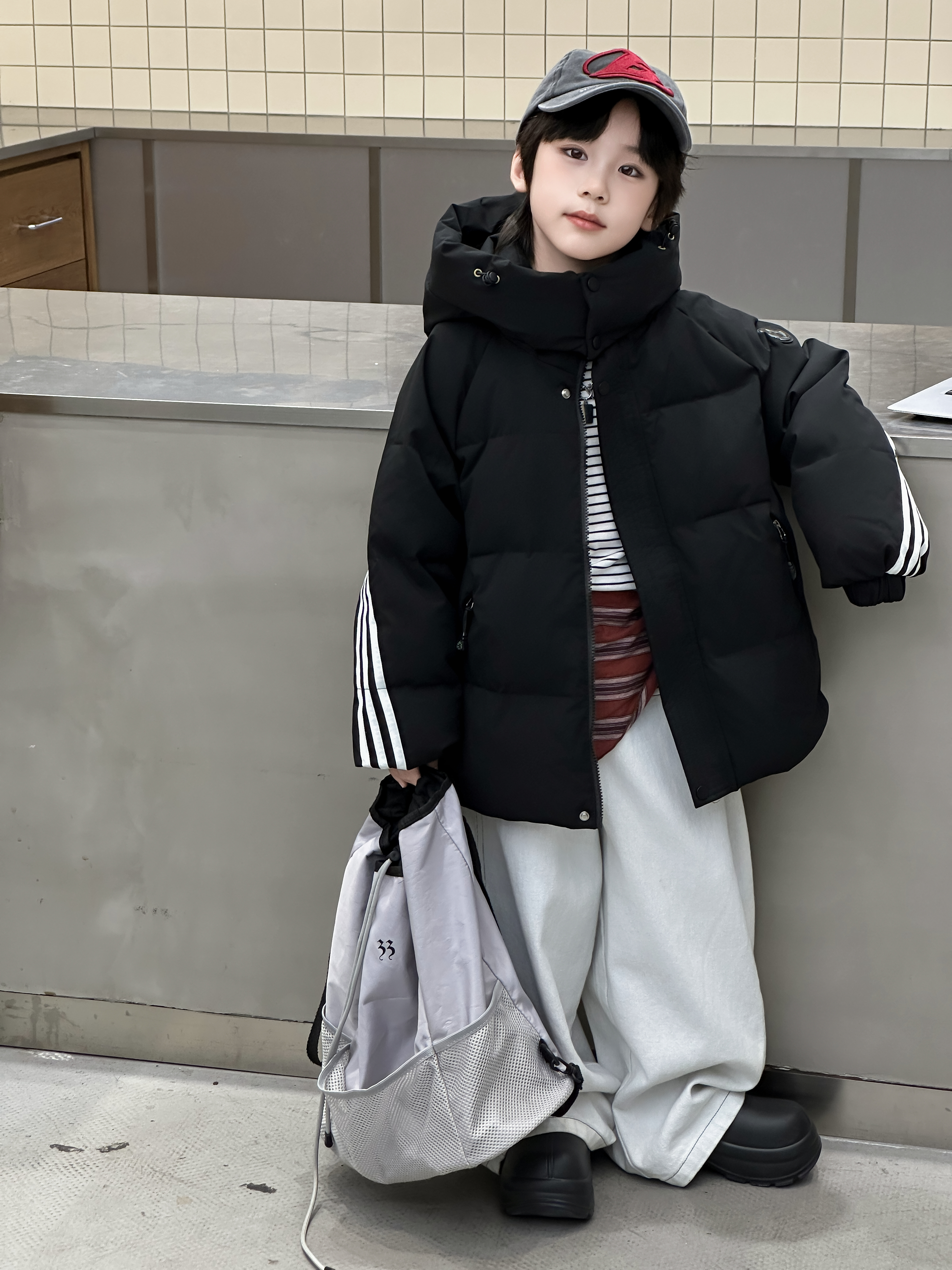 【New Sheep】品牌-童装集合店-儿童羽绒服新国标白鸭绒冬季【86804】
