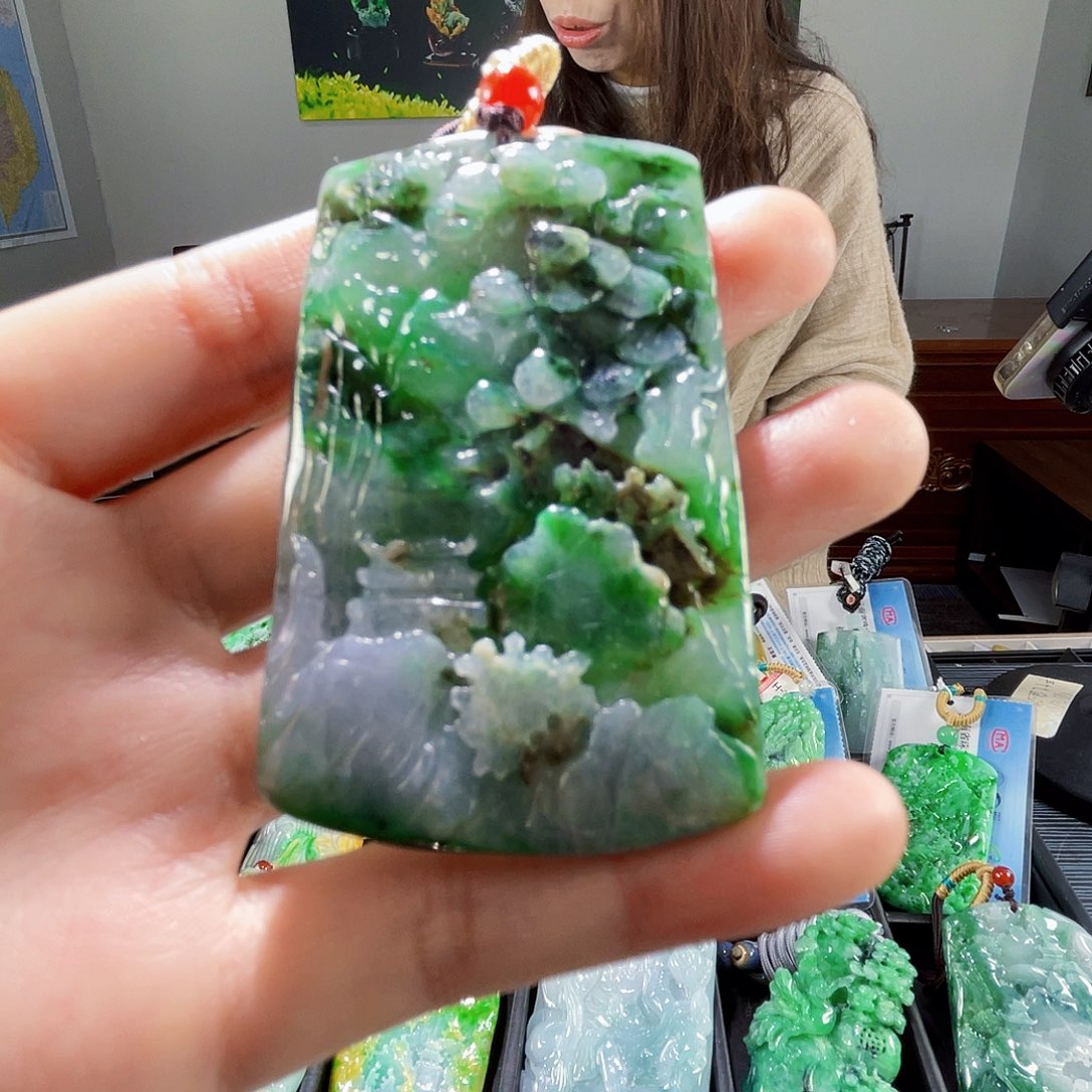 颈饰未镶嵌翡翠翡翠