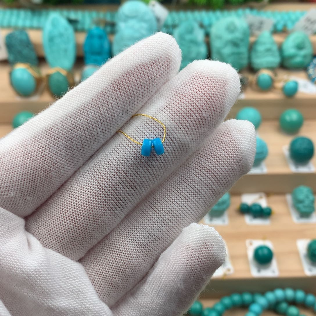 绿松石配饰未镶嵌4.5