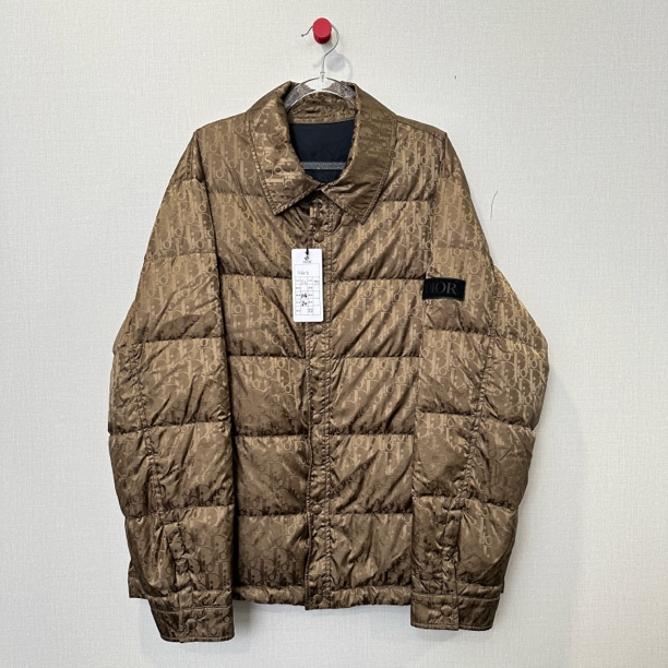 99新 DIOR/迪奥 金色满印羽绒服 尺码：52 11608