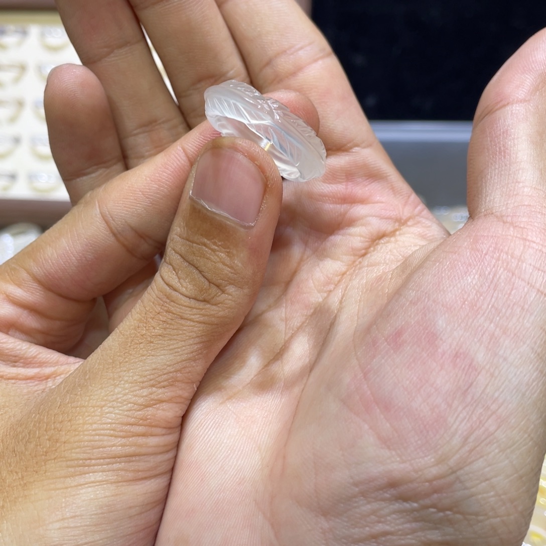 玛瑙/玉髓未镶嵌戒指84号港19
