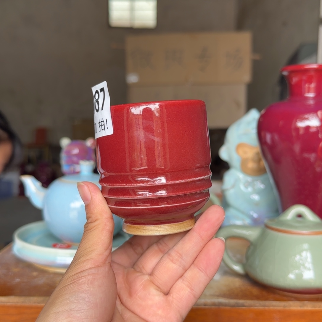 摆件郑家钧瓷摆件微瑕