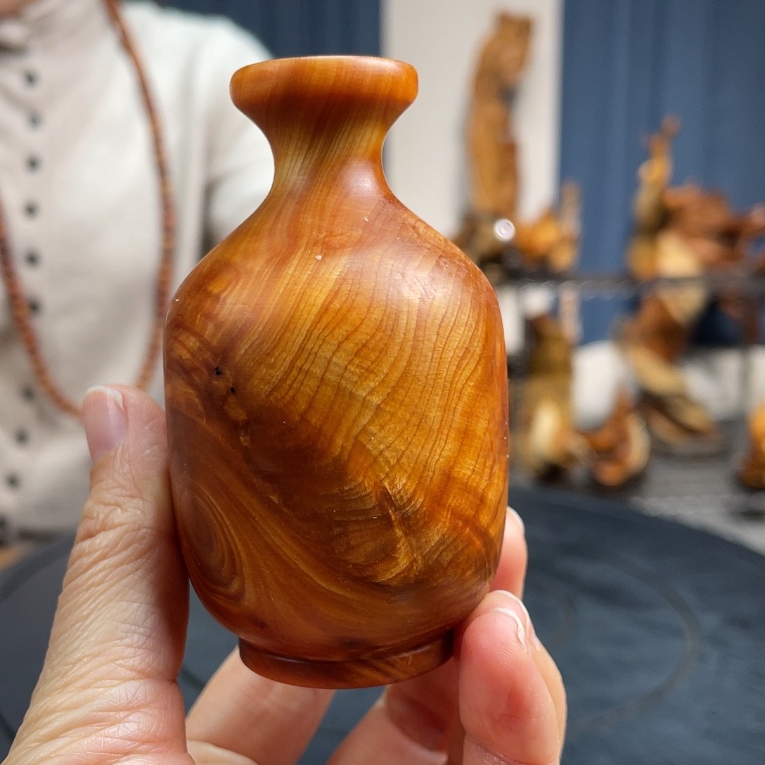 柏木（崖柏）实木花瓶