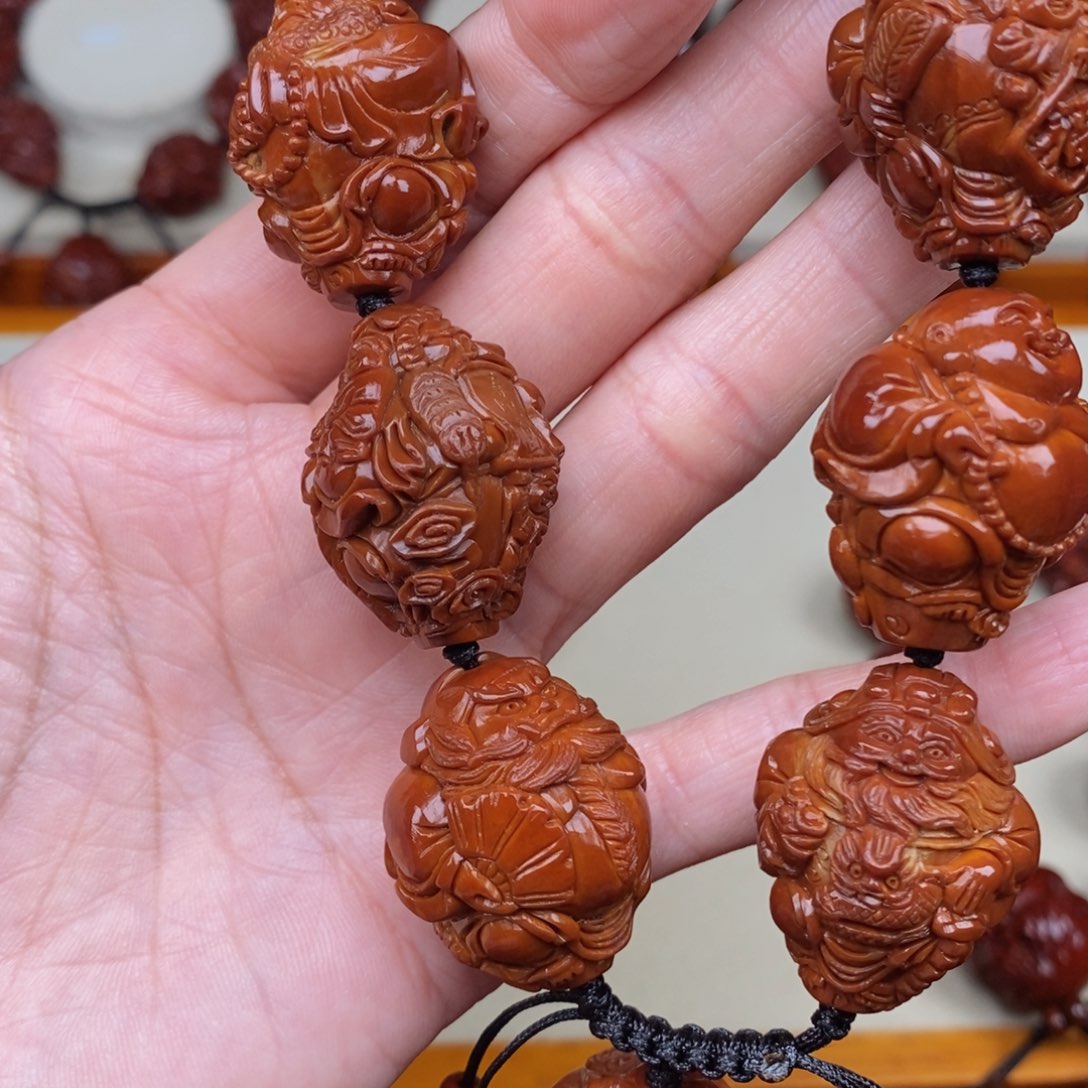 橄榄核吊坠风****子福禄寿喜财