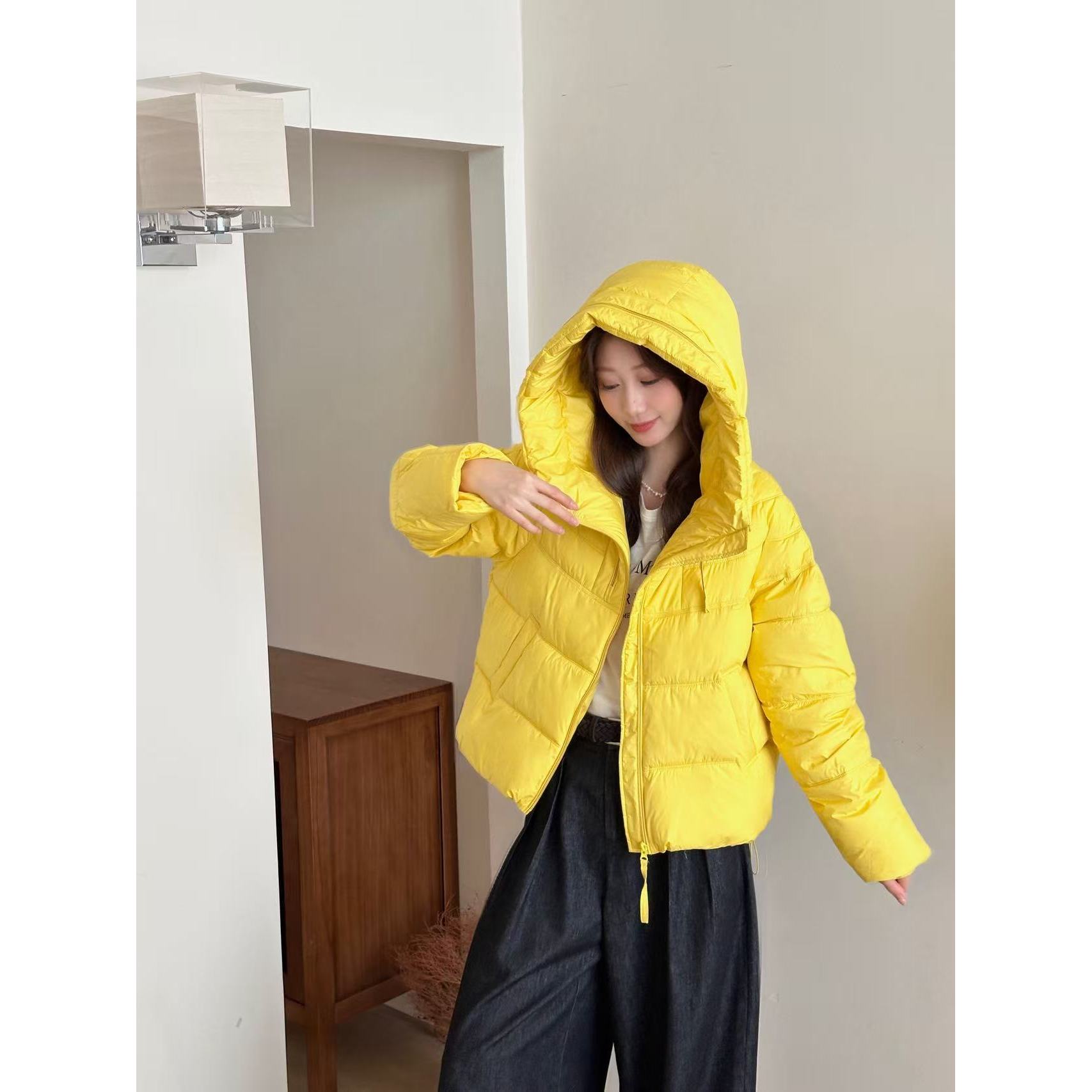 666款-LU款绗缝拉链品牌阔版棉服cc