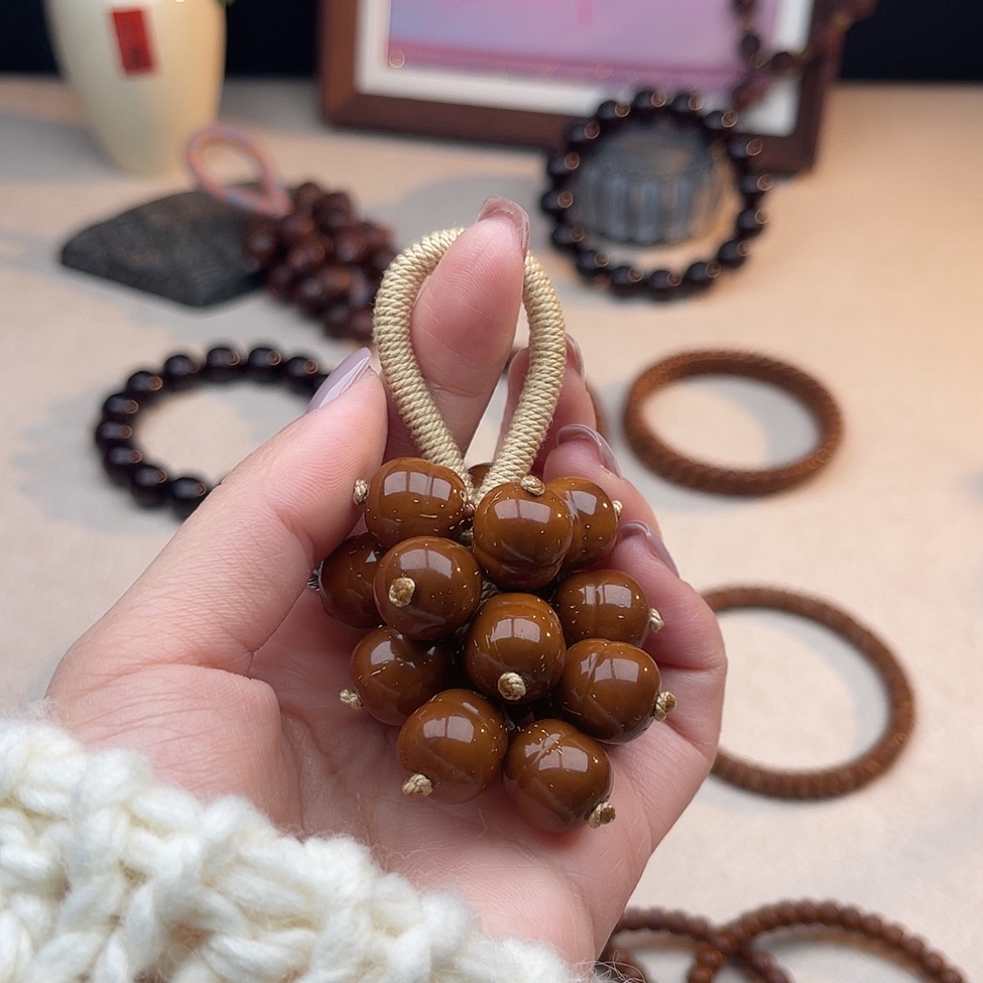 手串紫金鼠玻璃瓷发财小葫芦葡萄串