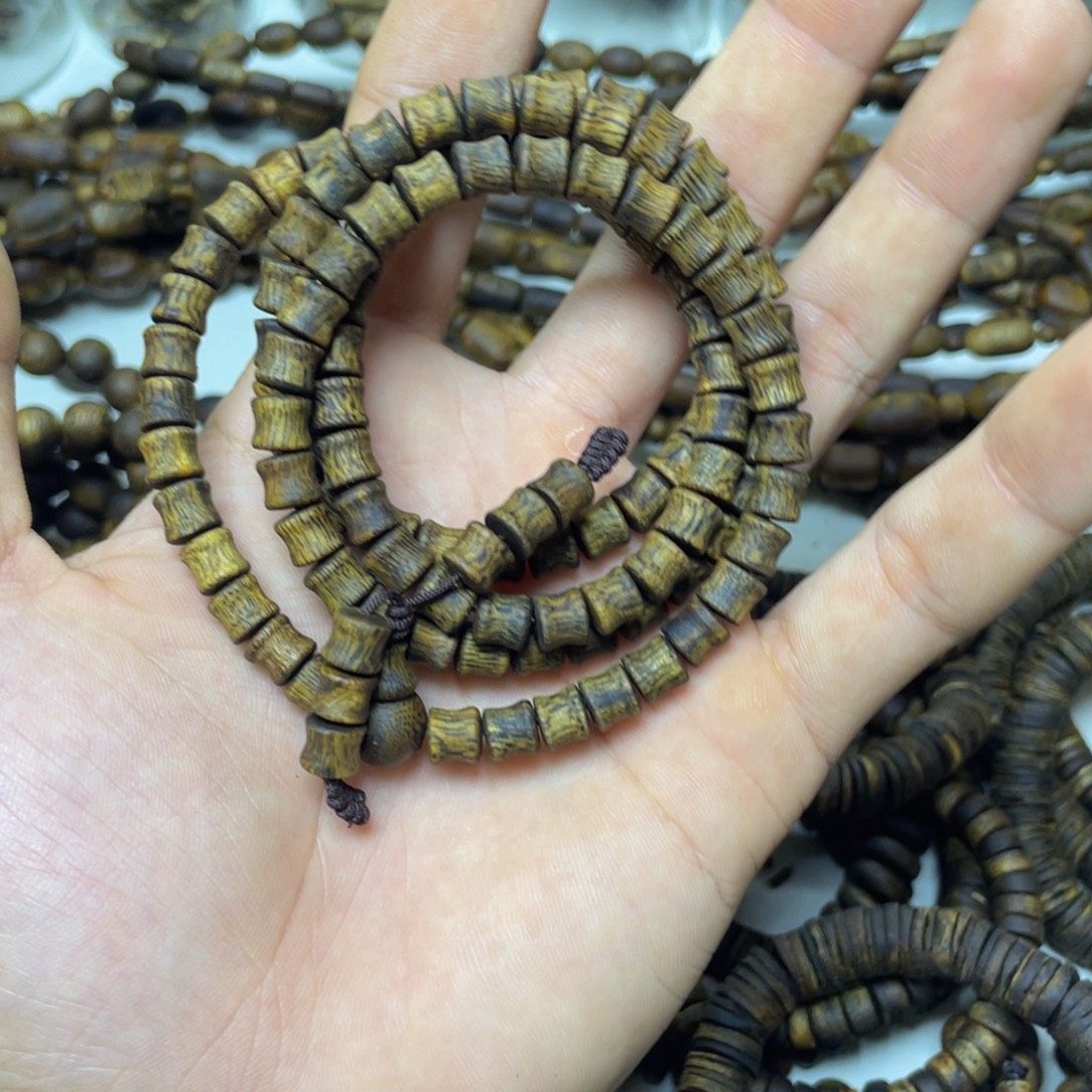 沉香沉香碎屑+0.6竹节多圈16克加