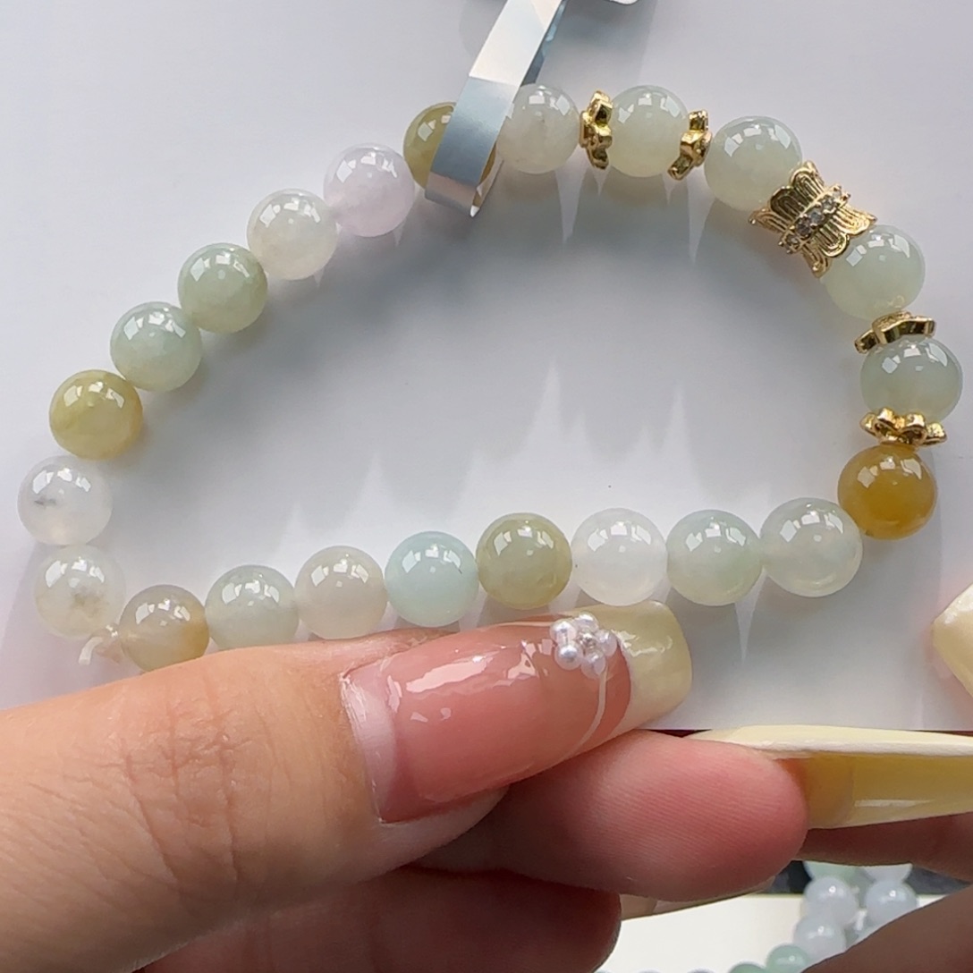 翡翠手串未镶嵌手串