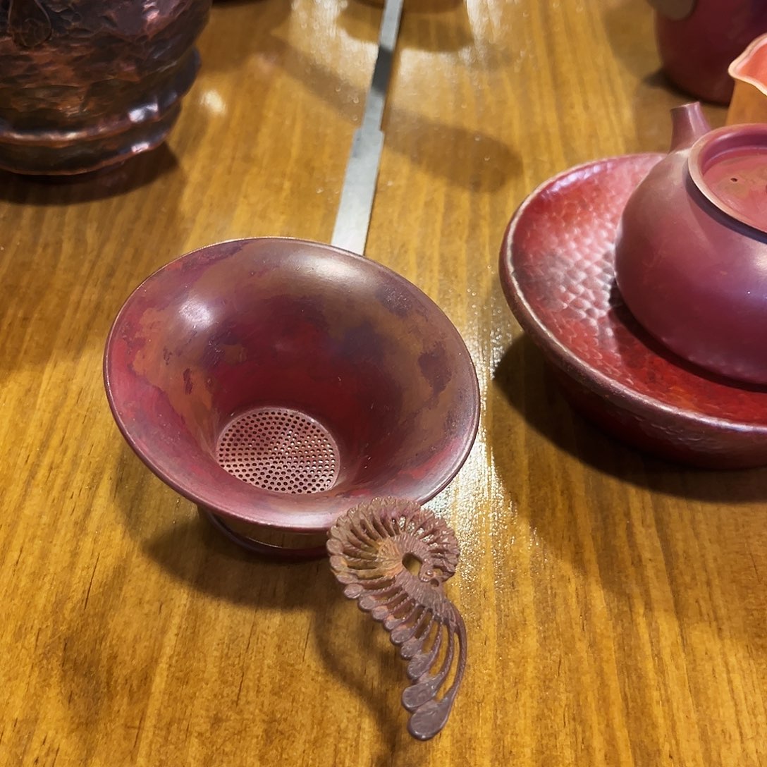 茶漏手工锻打工艺