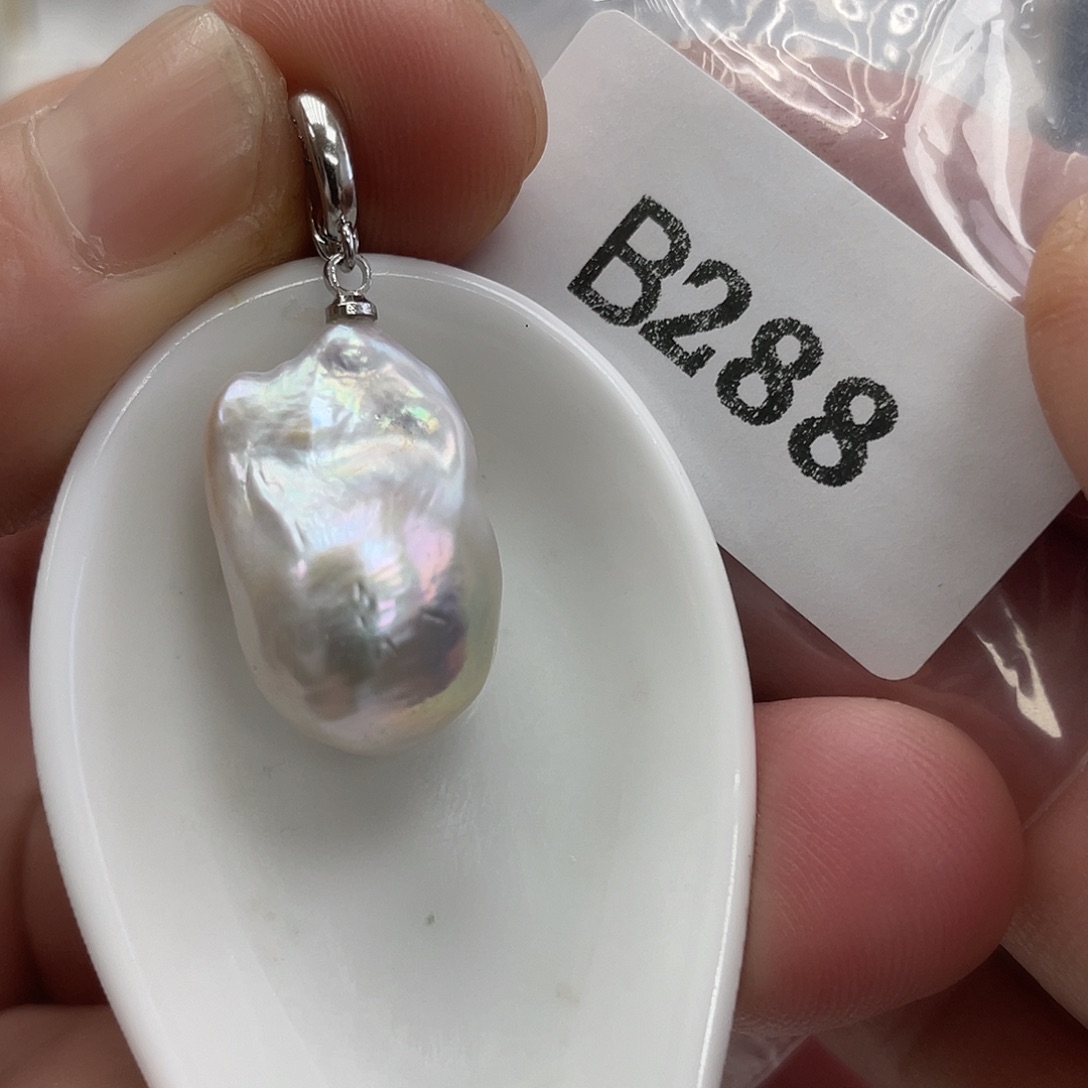 淡水珍珠颈饰银S925镶嵌