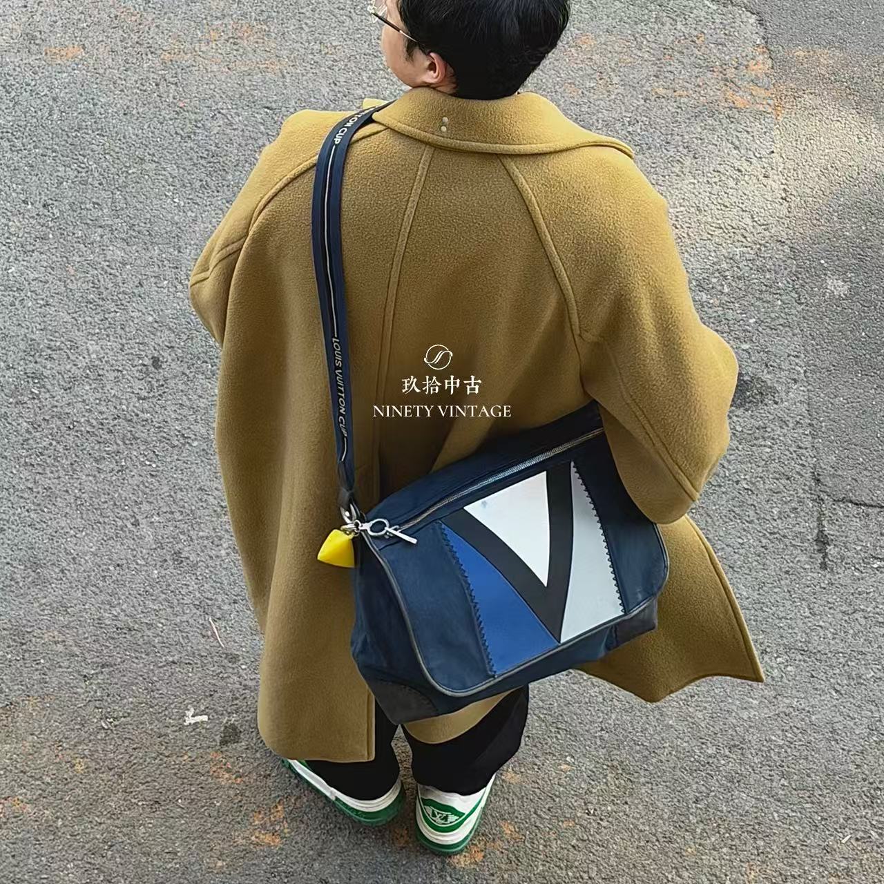 95新 LouisVuitton/路易威登 LV男包 92s帆船系列斜挎邮差男包