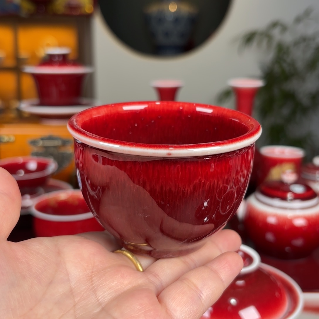 杯子景德镇高温原矿釉