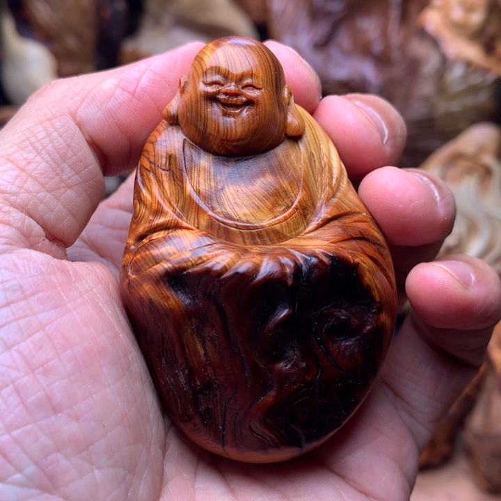 柏木（崖柏）崖柏陈化料手把件