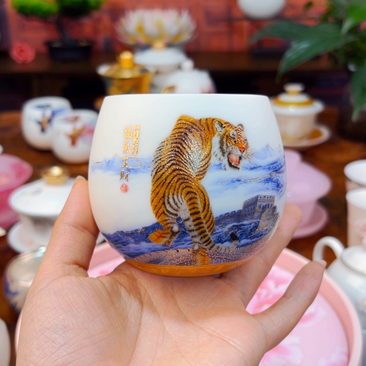 【闪购商品】高货陶瓷茶具放浮力