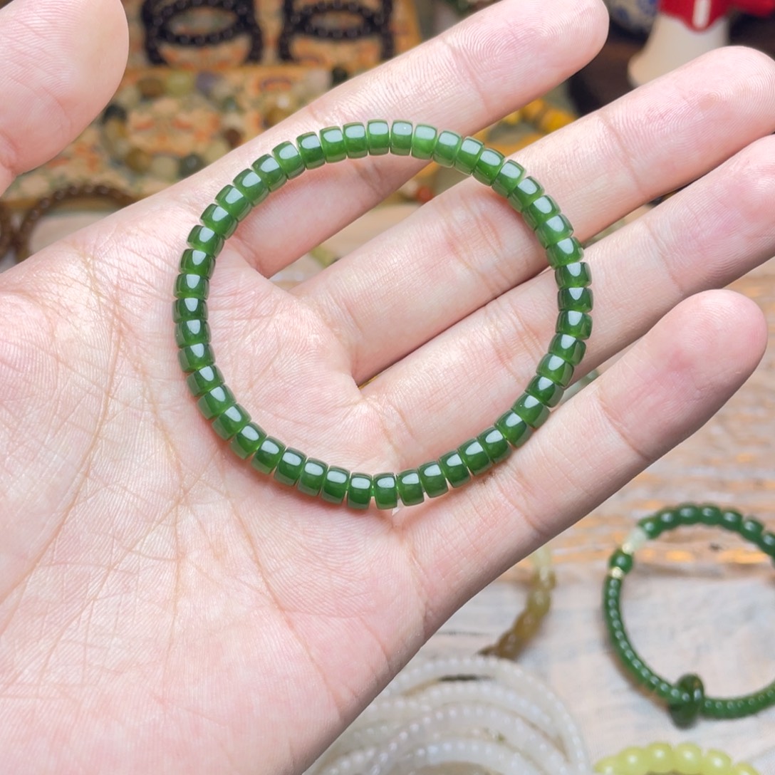 和田玉未镶嵌手链