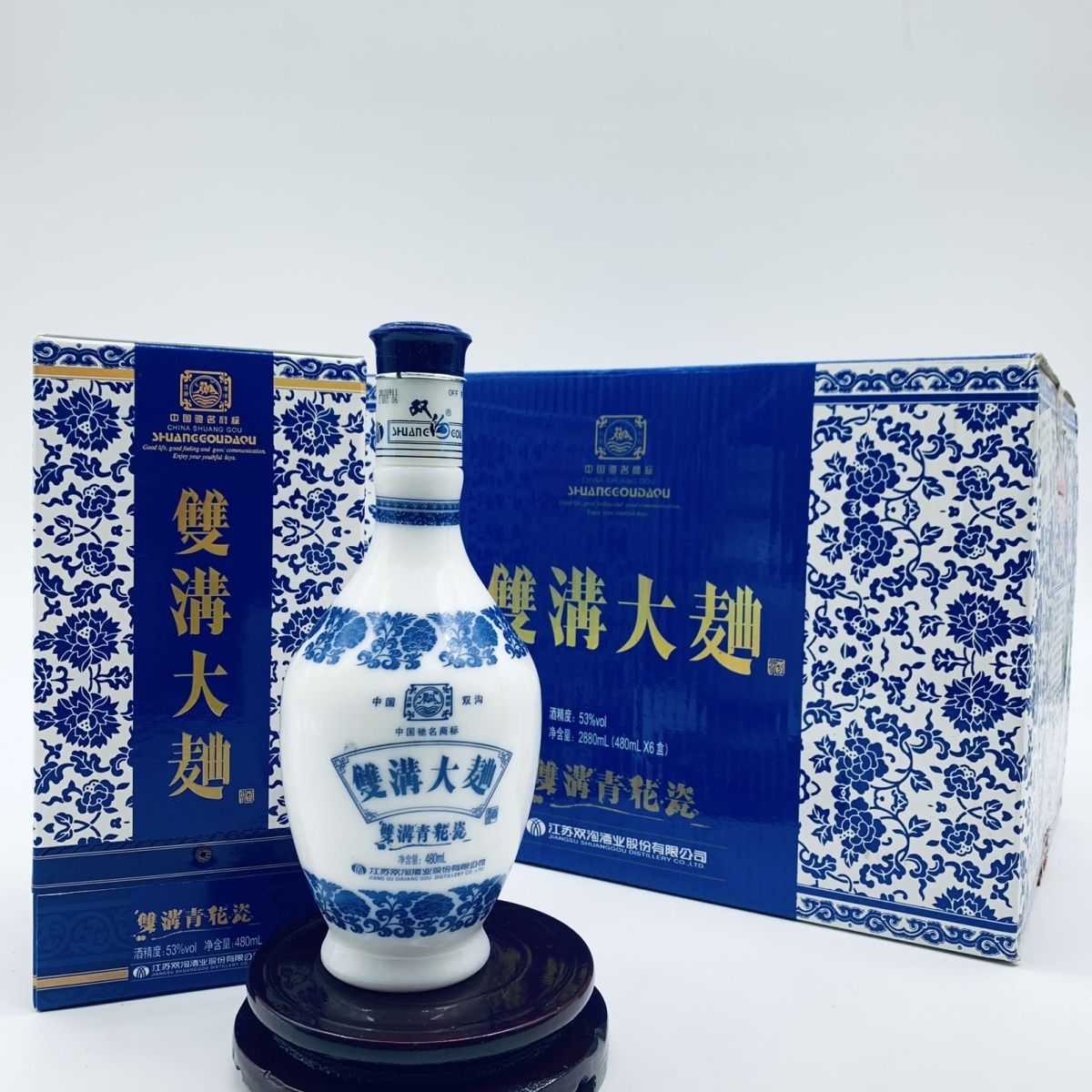 双沟【2011-2012年】双沟大曲大青花53度480ml*6瓶白酒53度