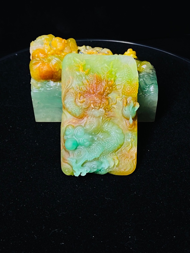 红加绿冰胶黄加绿龙牌特色厚装大龙牌天然A货非洲翠