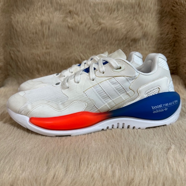 95新 MM6 43码265/ Originals ZX Alkyne 复古 跑鞋 白蓝橙