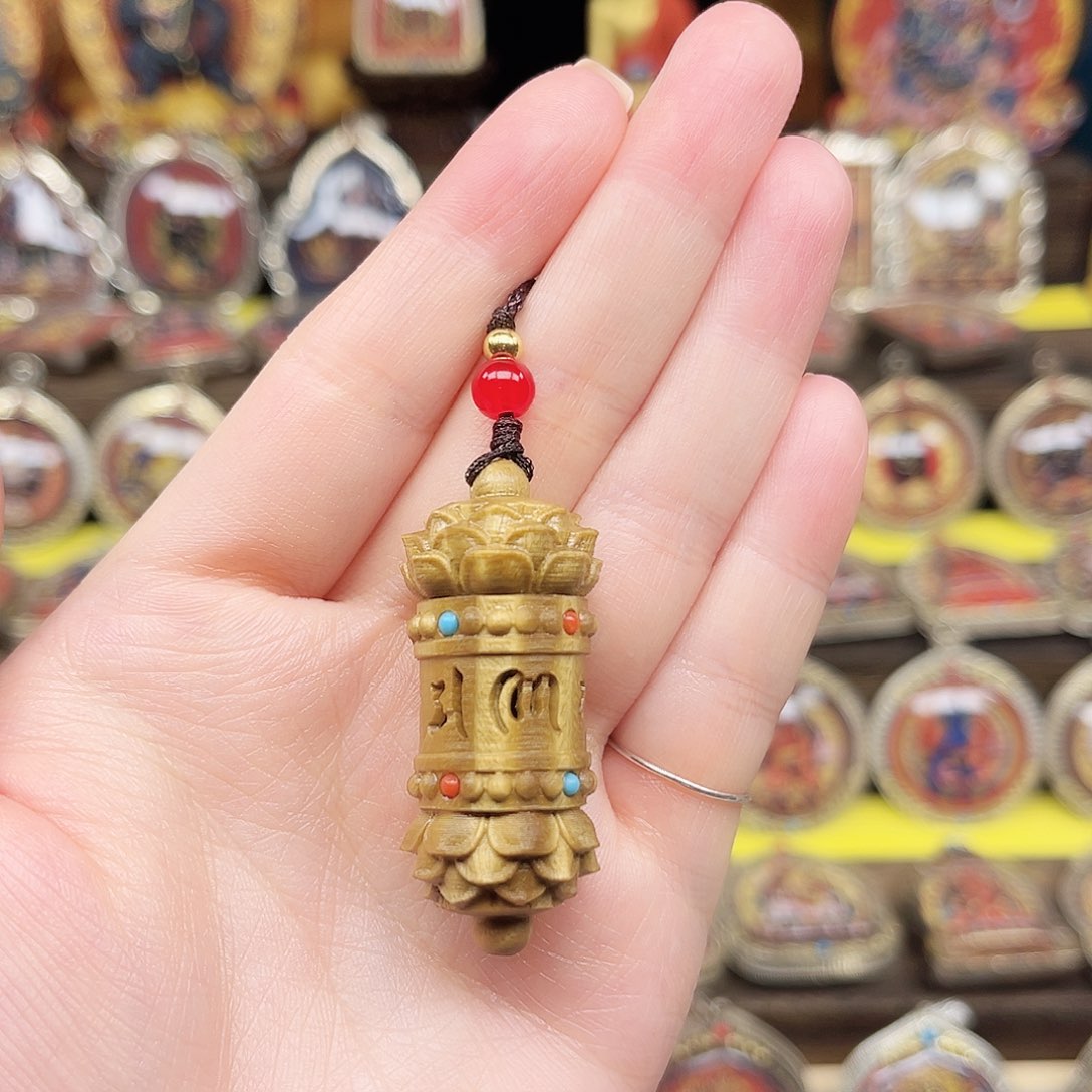 泥塑莲花塔尔甘某丸嘎乌盒