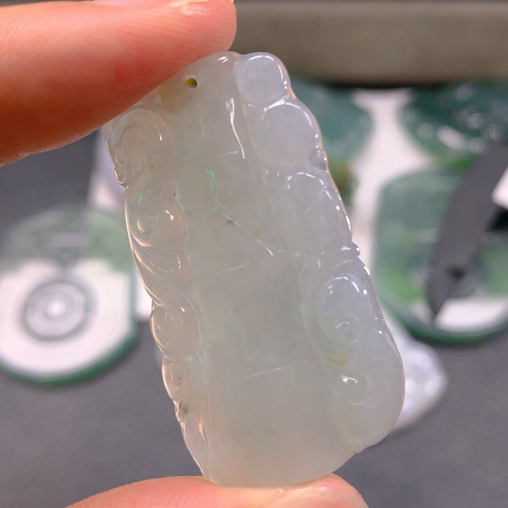 翡翠未镶嵌挂件翡翠