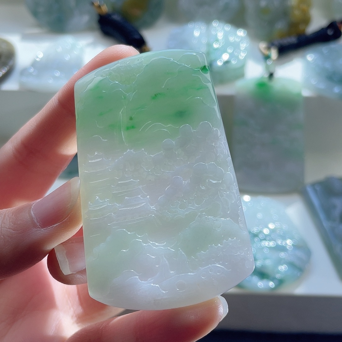 翡翠未镶嵌颈饰天然翡翠1111111