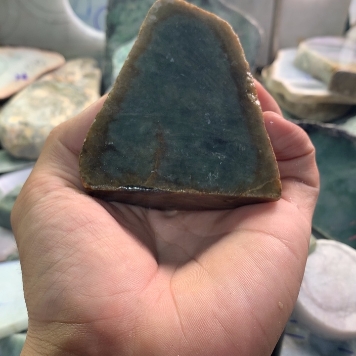 裸石翡翠38号摆件