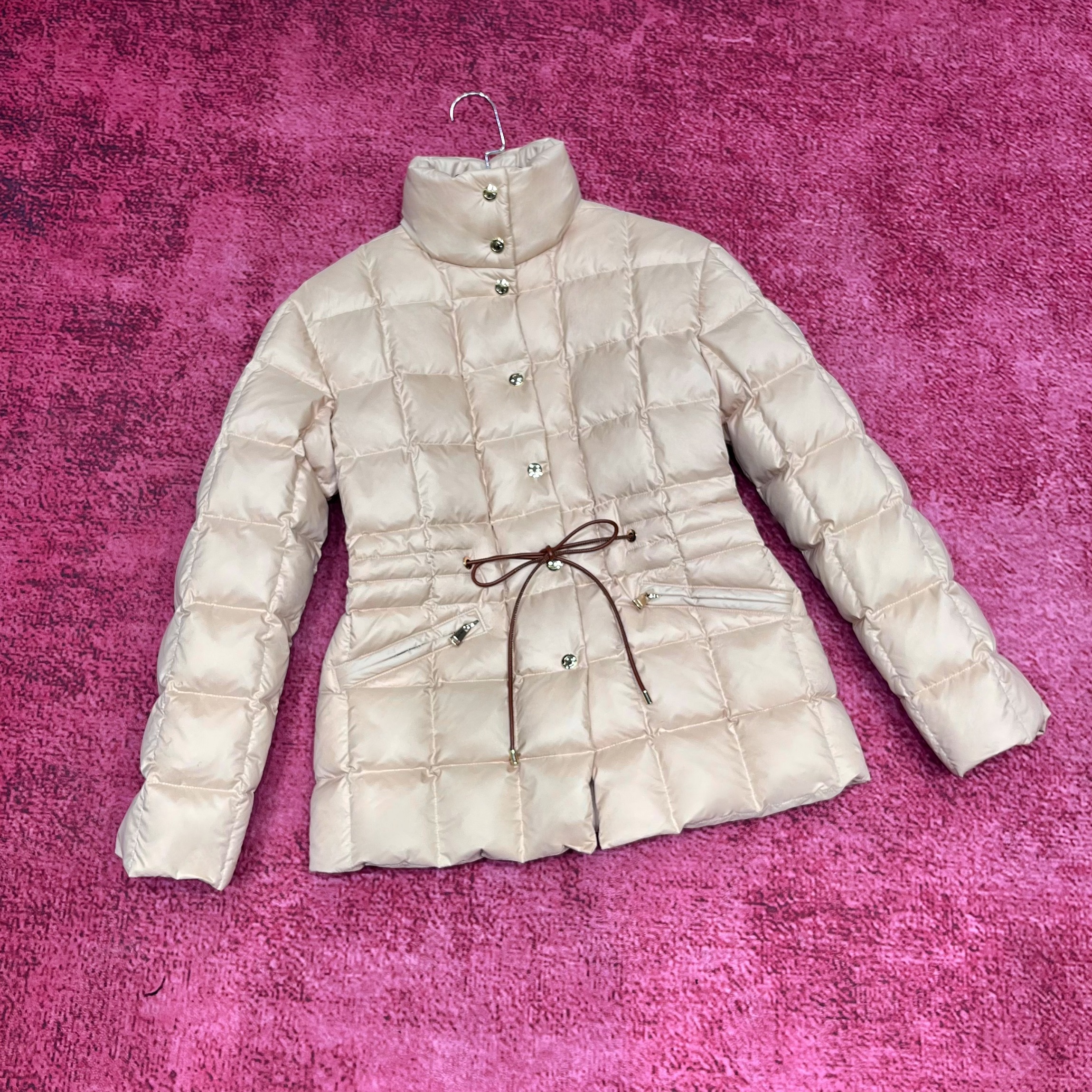 JISI 立领收腰抽绳外套-YR24465