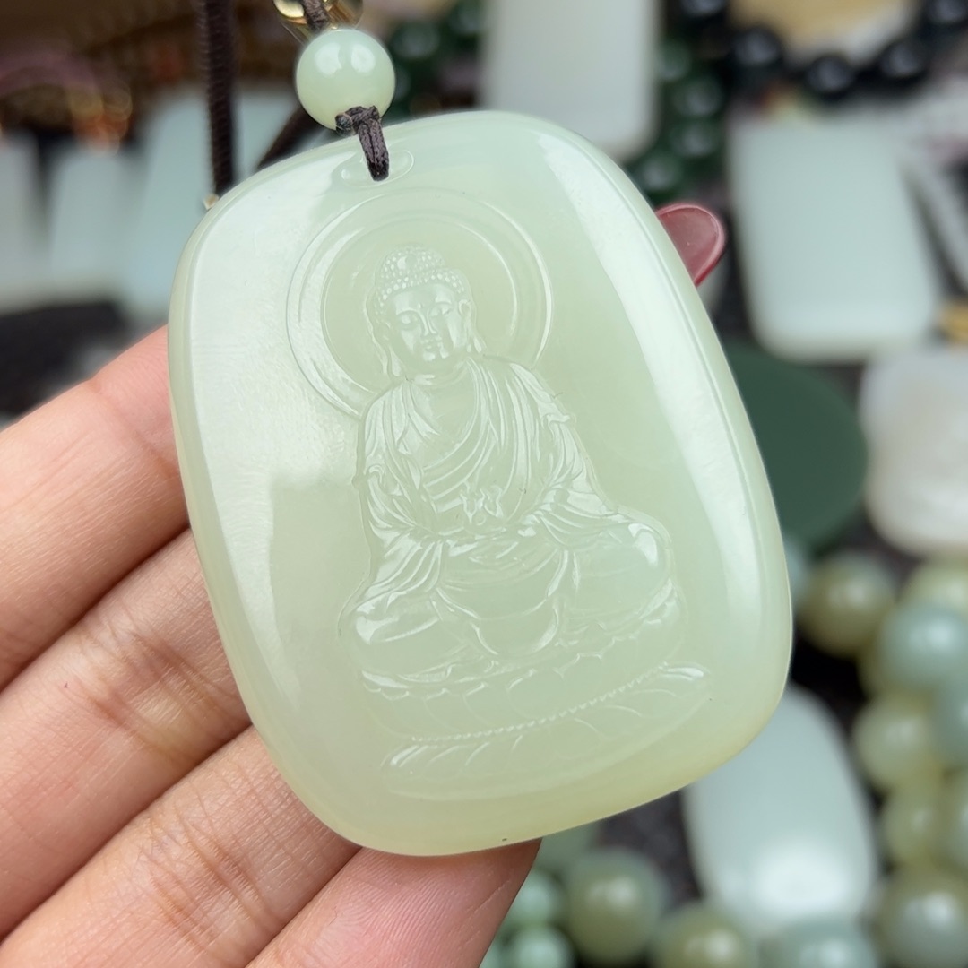 和田玉吊坠未镶嵌