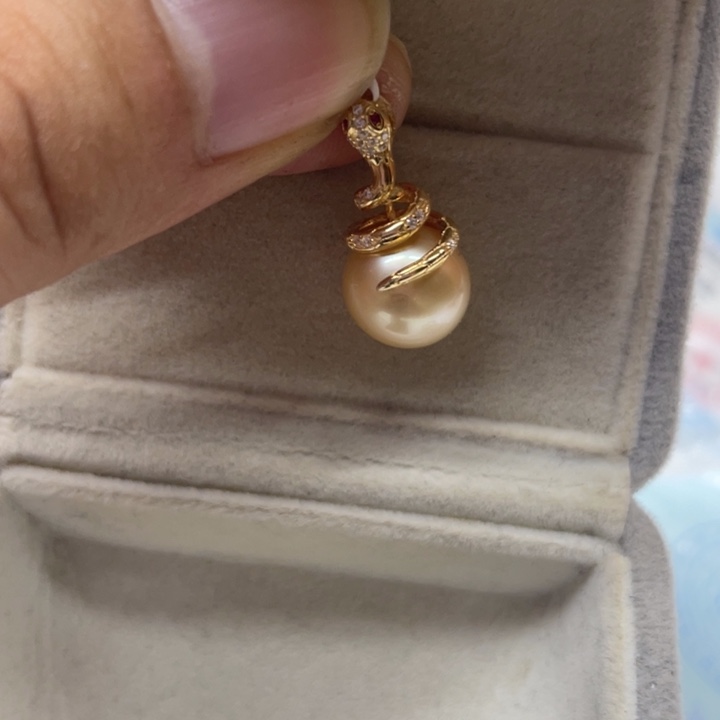 颈饰海水珍珠银S925镶嵌