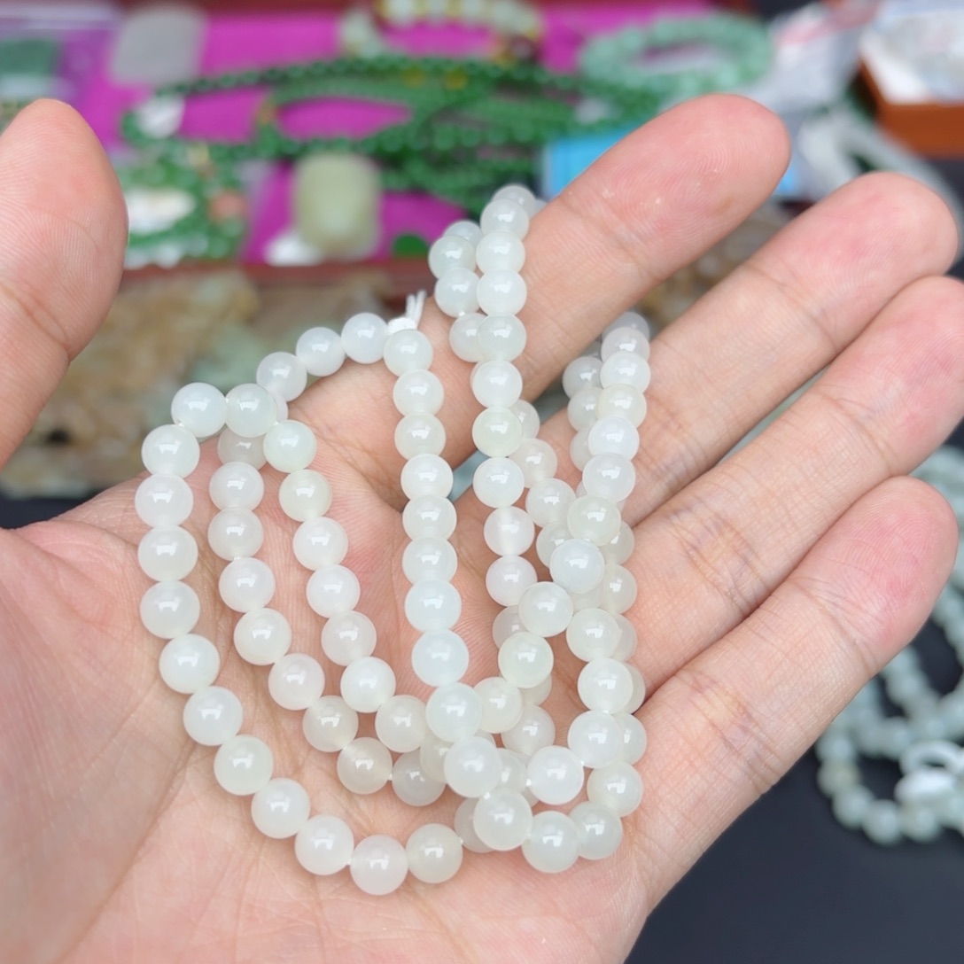 和田玉手链未镶嵌