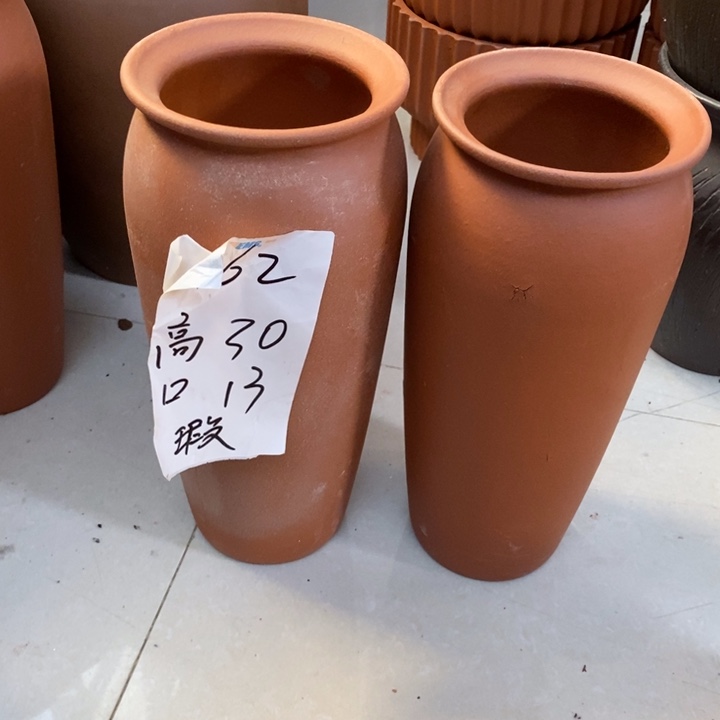 粗陶红陶绿植花盆162